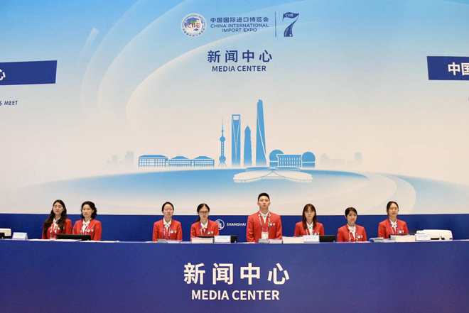 进博时光｜第七届进博会新闻中心11月3日开门迎接中外媒体